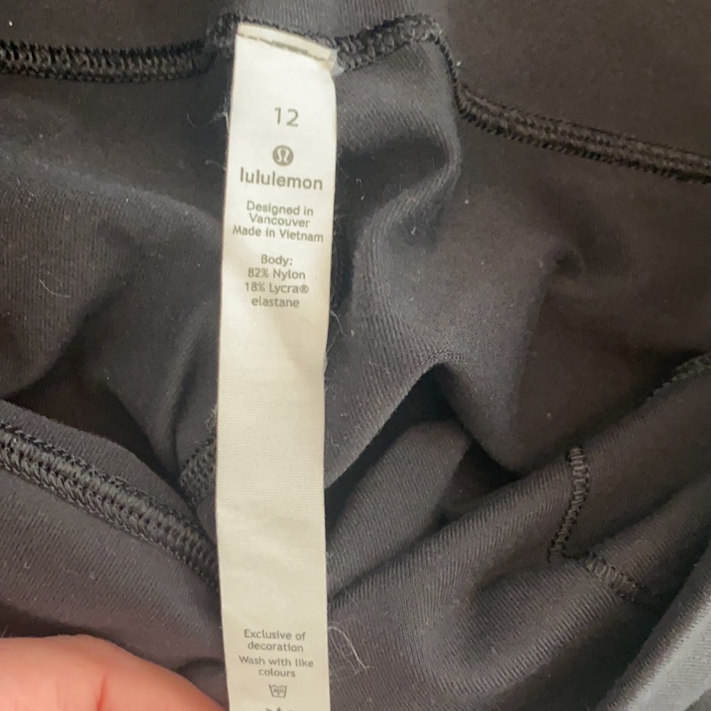 Size 12 Lululemon leggings